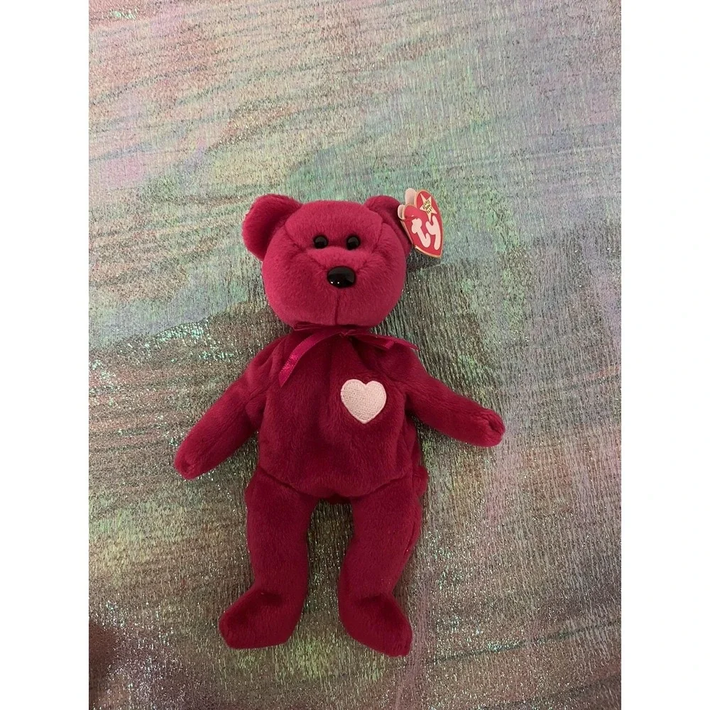 2 BEANIE BABIES‎ Valentino 1993 and Valentina 1999